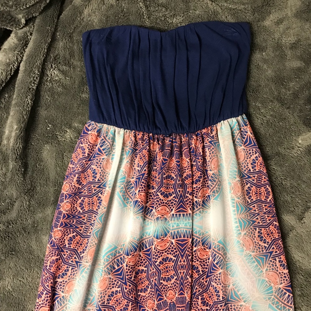 Strapless dress